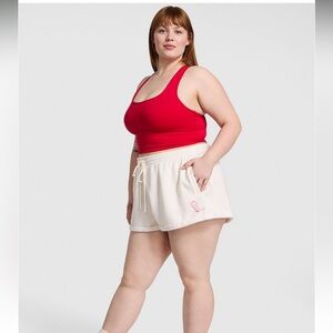 PINK Victoria’s Secret Fleece Rolled Hem Short